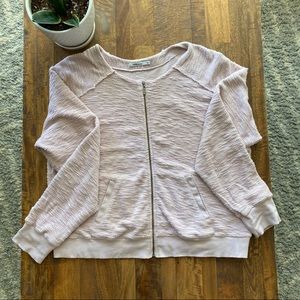 Evereve Sweatshirt Bomber Jacket